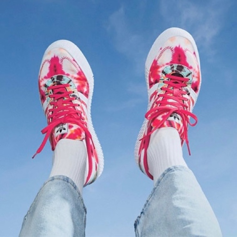 ADIDAS Sambarose Shoes - Power Pink / Cloud White / Power Pink